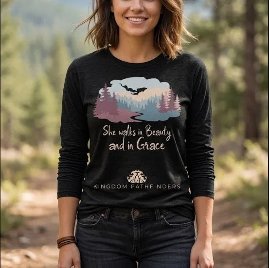 The Gentle Wild nature-print top