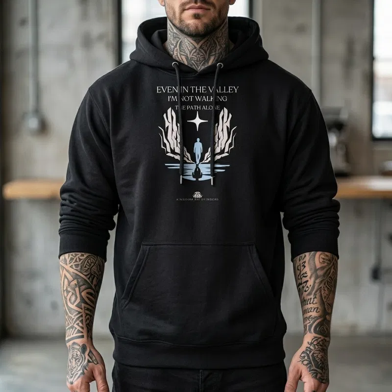 With You In The Valley faith hoodie